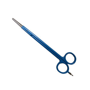 Ciseaux de pansement électriques bipolaires chirurgicaux professionnels ciseaux d'hôpital chirurgicaux à lame incurvée avec broche électrique unique - Product Image 1