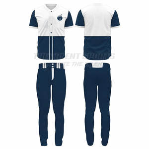 Uniforme de Béisbol Cómodo y Transpirable para Adultos Unisex con Tela Elástica Flexible 100% Poliéster para Entrenamiento Diario - Product Image 2