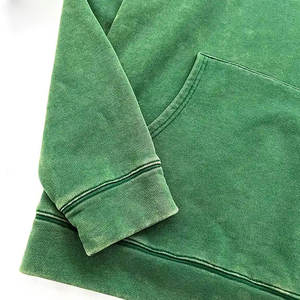 Sudaderas con Capucha para Hombre, Fabricadas en Pakistán, Lavado Ácido, 100% Algodón, Diseño Sólido, Ropa Casual, Logotipo Personalizado, Corte Holgado - Product Image 3