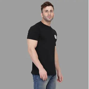 T-shirt 100% coton de haute qualité personnaliser imprimé broderie Logo hommes T-shirt à col rond T-shirt personnalisé - Product Image 3