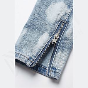 Pantalons en jean pour hommes Nouveau design élégant Distressed Street Wear Coupe ajustée Stretch Denim droit Pantalons en jean Couleur personnalisée Premium - Product Image 6