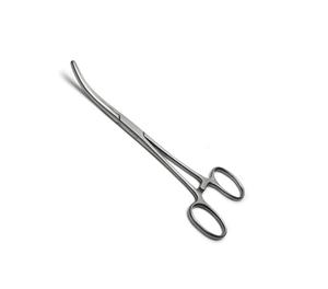 Fórceps hemostáticos de acero inoxidable totalmente curvados dentados - Product Image 2