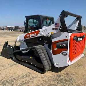 Bobcat S160 d'occasion en gros, 56 CV, chargeuse compacte à chenilles, diesel, levage élevé, construction, aménagement paysager, agriculture et déneigement - Product Image 3