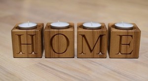 Meilleur prix éco-résine fait à la main bougeoir artistique décor à la maison accessoire d'éclairage pour Noël - Product Image 3