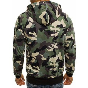 Sudadera con capucha de camuflaje para hombre de alta calidad 100% algodón logotipo y diseños personalizados transpirable gran oferta - Product Image 3