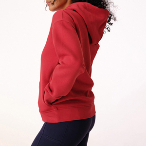 Sudadera con Capucha Larga Informal de Invierno de Secado Rápido para Mujer con Estampado Frontal Personalizado 100% Algodón Felpa - Product Image 4