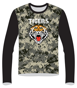 Camisas de compresión Rashguard de diseño sublimado de manga larga para hombre - Product Image 2