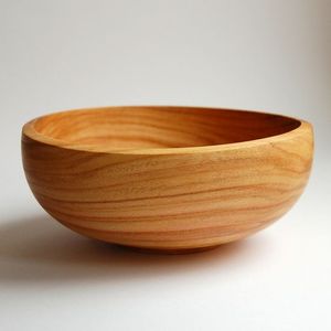 Tazón de madera de tamaño personalizado, cuenco de madera Natural para el hogar, Hotel, restaurante, Material Natural respetuoso con el medio ambiente, duradero - Product Image 4