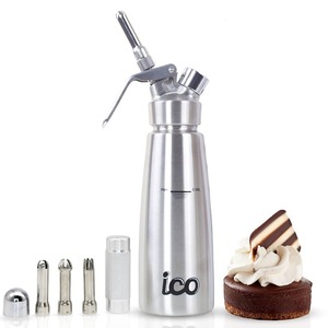 Distributeur de crème durable en acier inoxydable de qualité professionnelle pour la crème fouettée, la boulangerie, le café et le dessert. - Product Image 6