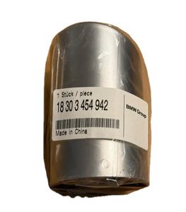 Pour BMW X3 E83 Garniture de tuyau d'échappement Aspect aluminium Tôle d'acier 1,5 mm Allemand 18303454942 NEUF - Product Image 2