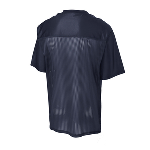 เสื้อฟุตบอลผ้าตาข่ายระบายอากาศสำหรับผู้ชายเครื่องแบบทีมลายทางสีเขียวเหลืองออกแบบได้ตามต้องการ - Product Image 3