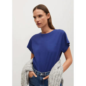 Low MOQ Short Sleeve <b>Ladies</b> <b>T</b> <b>Shirts</b> Good Quality Plain Blank O Neck <b>Summer</b> Wear Women <b>T</b>-<b>Shirt</b> <b>for</b> Sale OEM Service Custom - Product Image 1