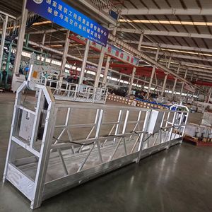 Plataforma Suspendida, Andamio de Trabajo de Acero Tipo Zlp630, Canasta Colgante Modular para Mantenimiento de Fachadas y Construcción de Edificios - Product Image 1