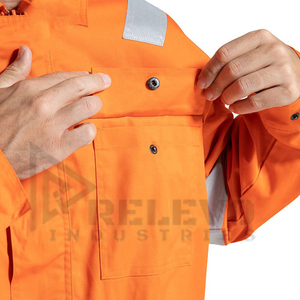 CE Certificate Worker Oil Rig Oil Refinery Workwear <b>Welding</b> Safety Mechanic Welder Work Uniform for Oil and Gas - Product Image 3