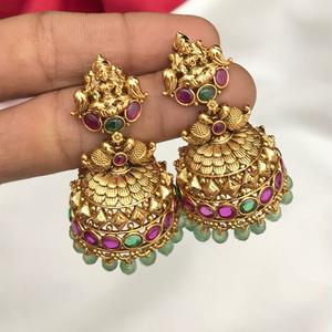 ชุดต่างหูวัดคุณภาพพรีเมี่ยมแบบดั้งเดิมสำหรับงานแต่งงานงานหมั้นชุดครบรอบปีที่ทันสมัยสำหรับผู้หญิงและเด็กผู้หญิง - Product Image 1