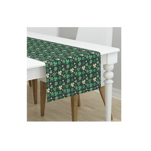 Chemin de table en coton brodé de fleurs, décoration de maison, hôtel, Restaurant, imprimé pâques, Thanksgiving - Product Image 2