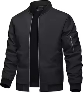 Blouson aviateur moderne décontracté, design flexible, blouson aviateur pour homme, matière respirante et douce, blouson aviateur superposé tendance - Product Image 2
