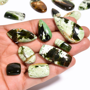 Lote al por mayor, forma de mezcla, 100%, parte superior Natural, cromo, calcedonia, cabujón, ágata, piedra preciosa de cuarzo para la fabricación de joyas, piedras preciosas sueltas - Product Image 6