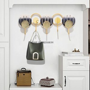 Home <b>Towel</b> Hooks Hanger Bathroom Custom Size Washbasin <b>Wall</b> <b>Towel</b> Hooks Metal Modern Flower Design Heavy-Duty Eco-Friendly Low - Product Image 6