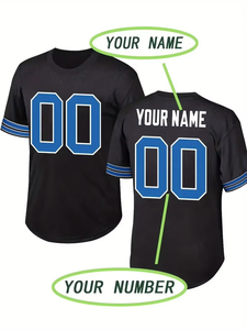 Maillots de football américain personnalisés pour hommes, pas chers, toutes les équipes, haute qualité, sublimation, 100% polyester, séchage rapide - Product Image 2