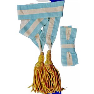 Wholesales High Quality 2.5cm Polyester <b>Tassel</b> Fringe <b>Trim</b> Sashes <b>Tassel</b> Fringe for Carpet top quality uniform - Product Image 4