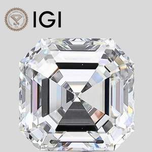 เพชรแล็บทรงอัสเชอร์ 1 กะรัต สี F ความสะอาด VVS1 รูปทรงอัสเชอร์  รับรองโดย IGI - Product Image 1