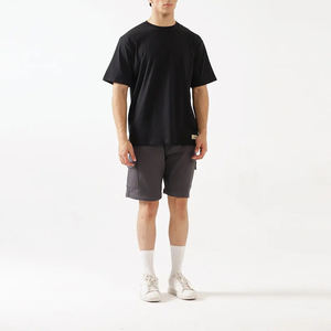 Camiseta transpirable de Algodón 100% con logotipo personalizado, camiseta de gran tamaño de calidad de lujo con cuello redondo y hombros caídos de secado rápido, ropa de calle para hombre - Product Image 5