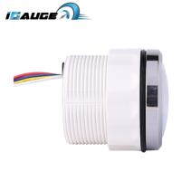 52mm IP67 Étanche Blanc Façade Chrome JANTE Numérique Rouge LED 12V 24V Bateau Automobile Générateur Ampèremètre Jauge