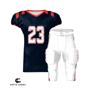 Camiseta y uniforme de fútbol americano OEM Premium de moda 2025 Nueva colección malla transpirable de secado rápido - Product Image 1