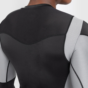 เสื้อกีฬาแขนยาวสำหรับผู้ชาย, เสื้อกีฬาแขนยาวผ้านิ่มแห้งเร็วระบายอากาศน้ำหนักเบา - Product Image 4