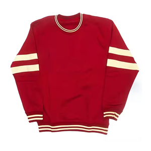 Sweat uni à manches longues pour hommes à col roulé de haute qualité sur mesure vêtements d'hiver à séchage rapide 100% coton biologique - Product Image 5