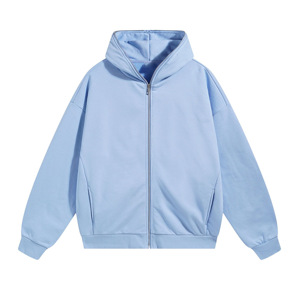 No Drawstring Plain Hoodies Heavyweight Oversized