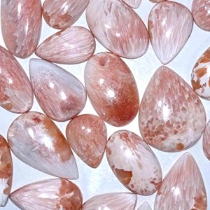 Hermosa piedra preciosa suelta de escolecita natural, venta al por mayor, mezcla de forma y tamaño, cabujón de escolecita, piedra preciosa para uso en la fabricación de joyas - Product Image 3