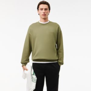 Sudadera de cuello redondo extragrande de algodón 100% con logo personalizado impreso en la parte delantera, estilo streetwear, tejido de punto acanalado, para mujer, OEM ODM - Product Image 4