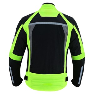 Chaqueta de moto para hombre, abrigo protector de motorista aprobado por CE, armadura extraíble, a prueba de viento, ropa de abrigo de seguridad para carreras de verano - Product Image 2