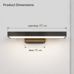 Applique murale LED linéaire moderne 24W en acrylique, orientable, pour intérieur, salon, éclairage décoratif blanc chaud - Product Image 3