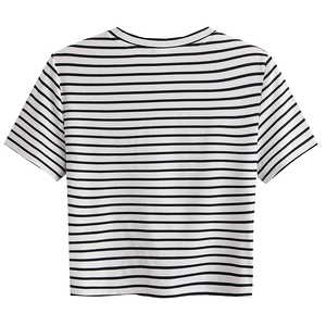 Low MOQ Pakistani supplier reasonable price <b>crop</b> <b>top</b> soft material Breathable women's <b>crop</b> <b>top</b> t-shirt. - Product Image 2