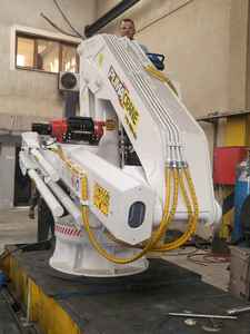 Grúa de cubierta plegable Marina hidráulica de alta calidad, gran oferta, sistema de Control remoto completo, rodamiento de bomba de entrega rápida - Product Image 3