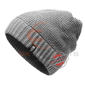 Marque privée personnalisée de haute qualité Oem Fisherman Slouchy Running Winter Cap Knitted Ribbed Beanie for Men Women - Product Image 1