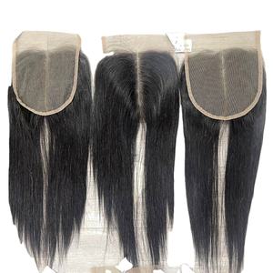 Cierre Frontal de encaje suizo 2x4 2x6 100% Extensiones de cabello humano virgen Proveedor Precio al por mayor Color personalizado Recto - Product Image 1