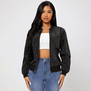 Blouson Bomber en Satin Personnalisé de Haute Qualité Polyester Hiver Hommes et Femmes Blouson Bomber en Satin Baseball - Product Image 1