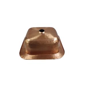 Handmade Hammered Copper Rectangular Sink Luxury Kitchen Prep <b>Basin</b> High-End Undermount for Restaurant Renovation Wholesale. - Product Image 5