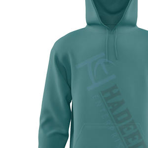 Sudadera con capucha de algodón para hombre, prenda deportiva masculina con estampado único personalizado, fácil de lavar, diseño de logotipo personalizado, Casual, color blanco - Product Image 3