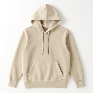 Meilleure qualité unisexe 100% coton polaire pull à capuche cordon réglable solide pour l'hiver fabriqué au Pakistan - Product Image 1