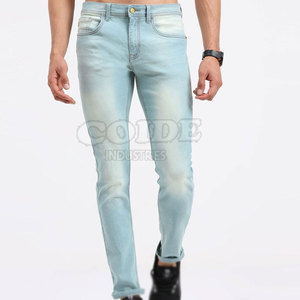 Jeans pour hommes de haute qualité, lavés, décontractés, couleur unie, best-seller, prix bas, jeans pour hommes pour adultes - Product Image 1