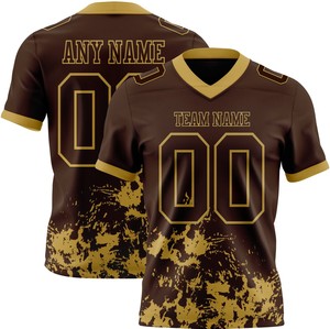 Camiseta de Fútbol Americano para Adultos - Personalizable con Nombre de Equipo, Logotipo y Posiciones, Secado Rápido, Transpirable, 100% Poliéster, Manga Corta, Ajuste Atlético - Product Image 1