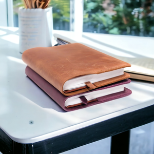 Diario de cuero genuino indio con marcador de cuero incorporado con personalización - Product Image 3