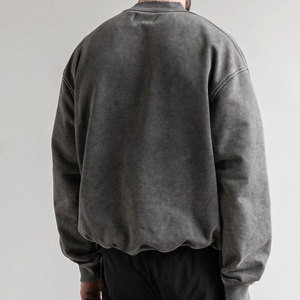 2024 talla grande Super pesado 220gsm grueso de gran tamaño gota hombro camiseta cuello redondo algodón boxy fit camiseta para hombres - Product Image 2