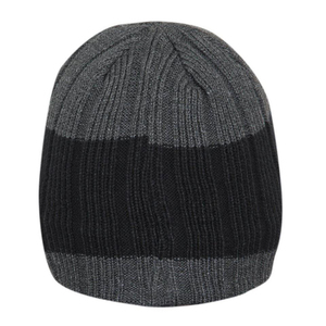 Gorro de punto acanalado de acrílico con logo de diamantes de imitación, gorro de invierno negro jacquard, gorro de esquí, gorro de pescador liso al por mayor, gorro de punto jacquard - Product Image 6