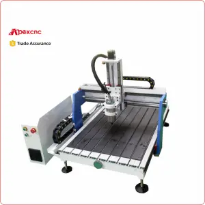 Máquina fresadora CNC 3D econômica pequena 6090 Madeira MDF Pedra Acrílica Alumínio Mini Hobby Kit roteador CNC